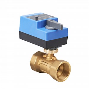 [Hot Item] Winvall DC Motor Operated Brass Valve 2 Way DN32 11/2′ ′ Electric Ball Valve Basic Customization