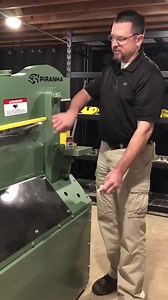 Piranha Ironworker Tool Tip: Clean and Lubricate Knives ¬ – Keep your knives clean and lubricated. Punch Lube works great for this. #ironworker #tooltips #FabShop #metalfabrication | Piranha Fabrication Equipment | Facebook