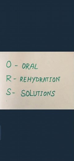 ORS FULL FORM 🌻