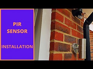 PIR SENSOR INSTALLATION