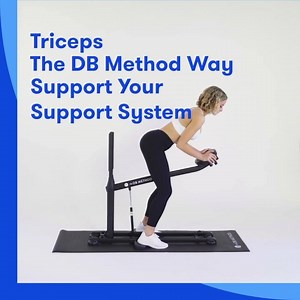 7.7K views · 43 reactions | #TheDBMethod is not just a booty- sculpting machine. Strengthen and tone your arms by incorporating this tricep exercise into your workout! Try a few reps & let us know how you feel  *always make sure your machine is on a stable surface so that it will not slip. We love The DreamMat for traction. | The DB Method | Facebook