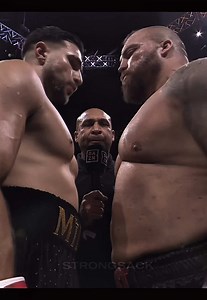 Eddie Hall vs Tommy Fury 😳 #knockout #strongsack #eddiehall #tommyfury #boxin