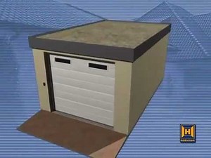 Hormann Sectional Garage Door with Window Glazing