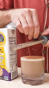 This dirty mocha chai is the perfect chololatey kick that your morning (or evening) needs. - 4 oz Oregon Chai - 2 oz Cold brew concentrate⁠ - 2 oz Chocolate milk⁠ ⁠ Steam. Shave Chocolate on top. | Oregon Chai