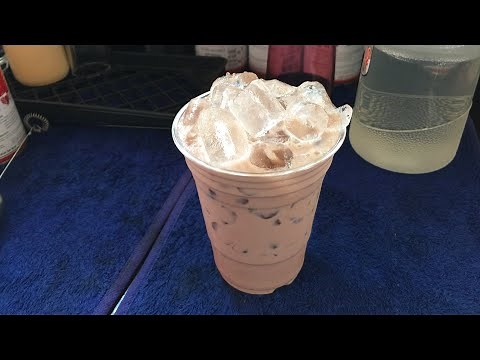 How to make ice ovaltine with milk