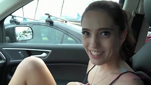 Girl Shows Pussy In Car - Brooke Haze