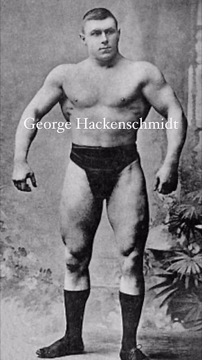 Approximately 125 years ago, Estonian wrestler George Hackenschmidt created an exercise which was described as a Deadlift with the barbell held behind the back. This Exercise became the Hack Squat in reference to his name. The purpose of the exercise was to create a lift from the floor with a bias towards the quadriceps as an injury required to lessen the spinal compression generated by the Squat. Over the years the technique of the Barbell Hack Squat was slightly altered to create greater stres
