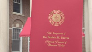 “It is not just a privilege to be your president; it is an honor to be entrusted with the legacy of Monmouth College – a legacy built on the ideals of scholarship, leadership, community, service and transformation of students.” – President Draves ❤️🖤 | Monmouth College