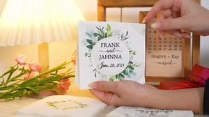 Personalized Wedding Cocktail Napkins, Customized Monogram Wedding Napkin, Custom Dinner Napkins For Bridal Shower, Engagement Party Decorations, Engraved Weddings Napkin, Dinner Paper