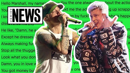 Machine Gun Kelly Fires Back At Eminem With His New Diss Track "Rap Devil"