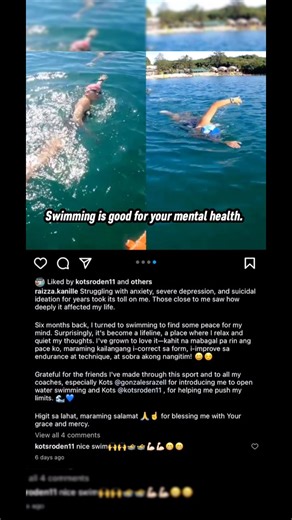 10K views · 62 reactions | Go and swim for your mental health. ‍♂️#learntoswim #adultswimminglesson #swimminglessonforadults #survivalswimming #basicswimming #watertreading #forbeginners #newskill #nevertoolate #swim #swimming #swimmer #swimmingpool #lifevestnomore #swimcentralph | Swim Central | Facebook