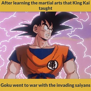 5.1M views · 10K reactions | After learning the martial arts that King Kai taught Goku went to war with the invading saiyans | Athena | Facebook