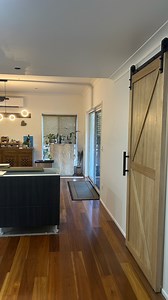 A little BTS of our natural timber doors getting sealed 🤍 All about quality, detail, and longevity. #custommade #barndoor #brisbanebarndoors | Brisbane Barn Doors