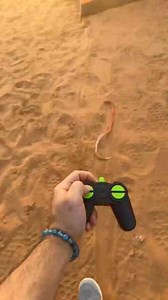 Man pranks his friend with remote controlled snake and gets a big reaction