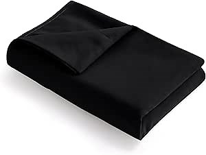 FLXXIE Queen Flat Sheet - Brushed Microfiber Flat Sheet Only - Soft and Fade, Wrinkle-Free, Stain Resistance Flat Bed Sheet - Hotel Quality Top Sheet - (Queen, Black)