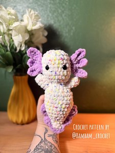 Axolotl Crochet Pattern – Plush Amigurumi Axolotl – Beginner Friendly PDF - Etsy Canada