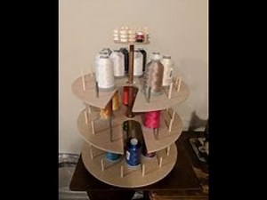 Thread Storage Carousel - Mini 17 - Large Cone Storage