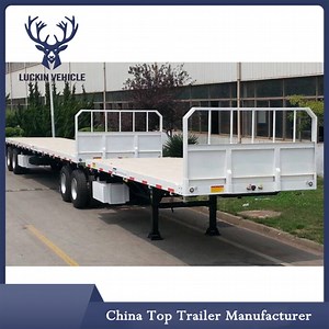 [Hot Item] Double Container Transport Interlink/Tautliner Superlink Flatbed Trailer Sale in Mongolia