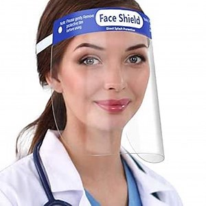 Reusable Face Shield, 10 PACK Anti-fog Full Safety Face Shield, Universal Reusable Face Protective Visor for Eye Head Protection, Anti-Spitting Splash Facial Cover for Women, Men