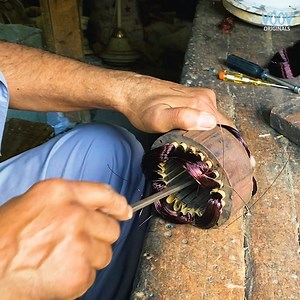3.8K views · 112 reactions | Banding Electrical Motor by HAND | Voov Repairs | Facebook