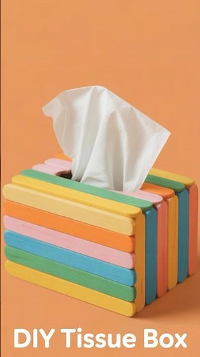 Build your own Tissue Box DIY 🛠️#diy #craft #viral #shortvideo #decocraft