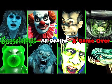 Goosebumps: Dead of Night All Deaths & Jump Scares (Game Over)