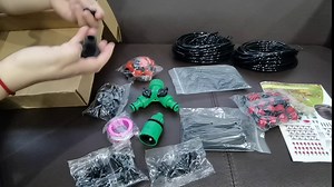 Amazon.com : Garden Drip Irrigation Kit - 100ft/30m DIY Irrigation System with Adjustable Nozzle - Automatic Micro Irrigation Tubing Kits, Water-Saving Sprinkler System for Greenhouse, Raised Flower Bed, Patio : Patio, Lawn & Garden