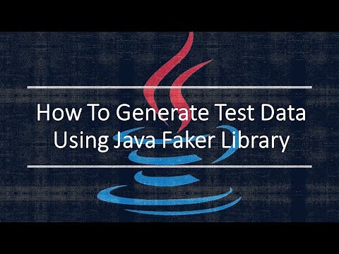 How To Generate Test Data Using Java Faker Library | Java Faker API