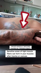 ⚡️🤩 A trigger point in a muscle can cause strain and pain throughout the muscle. . . . . . . . . . #triggerpoint #triggerpoints #triggerpointrelease #bodypain #musclepain #tension #massage #fbreels #physio #physicaltherapist #physicaltherapysession #foryou #triceppain #tricepspain #triceps #muscletwitch | Physical Therapy Session