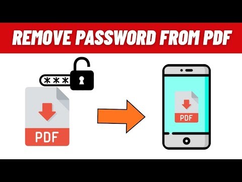 How to Remove Password from PDF in Mobile | PDF se Password Kaise Remove Kare Mobile se