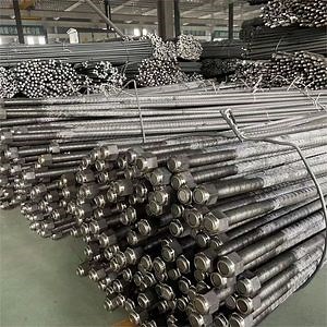 [Hot Item] Ground Mine Anchor Rebar Left-Handed Threaded Rod Mining Threaded Steel Rock Bolts