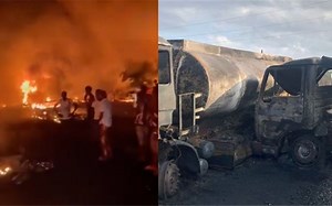 或超100人死亡！弗里敦一油罐车与卡车相撞，现场犹如人间炼狱