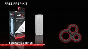 PDX ELITE EZ GRIP CLEAR MALE MASTURBATOR