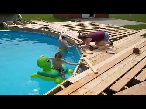 15x30 Above Ground Pool Deck Plans