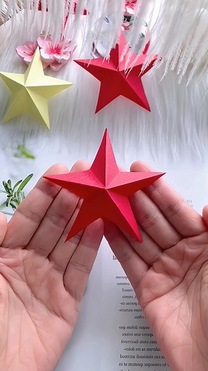 Army Day is coming, use a piece of paper to cut a five-pointed star, let's five-pointed star tutorial, paper-cut five-pointed star, hand-cut paper. #papercraft #handmade #paperart #cardmaking #papercrafting #paper #craft #art #papercrafts #diy #scrapbooking #handmadecards #crafting #paperlove #origami #scrapbook #papercut #paperartist #crafts #cardmaker #creative #cards #cardmakersofinstagram #paperflowers #stamping #card #handcrafted #design #papercutting #love paper craft ideas | paper craft i