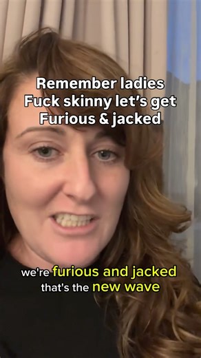 Kyla Cobbler on Instagram: "Fuck skinny let’s get furious & jacked"