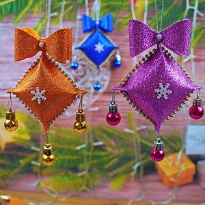 3.7K views · 42 reactions | Christmas is almost here Learn how to make this DIY Christmas ornaments for your home deocration It's very easy and interesting to make. Decorate your tree with some beautiful handmade Xmas ornaments!❄ #christmas2025 #christmascrafts #christmasdecor #christmasornaments #Christmas | Million Ideas of Crafts | Facebook