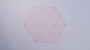 Constructing an isometric grid with ruler and compass - Method 2