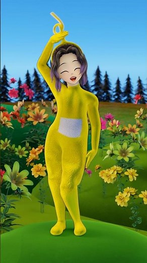 🦋 butterfly girls as Teletubbies