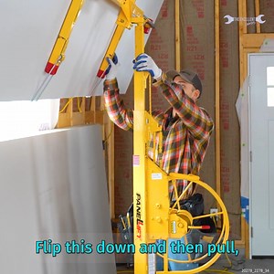 Operating a Drywall LIFT for Ceiling Installation | The Excellent Laborer | Facebook
