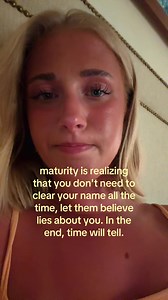 Maturity: You Don't Need to Clear Your Name