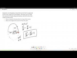 Conic Sections - Ellipse Application
