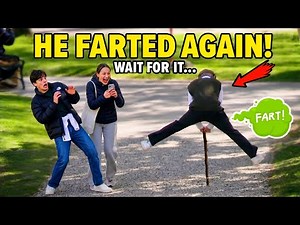 GRANDPA GOES WILD! Ultimate Public Fart Prank Madness 👴💨