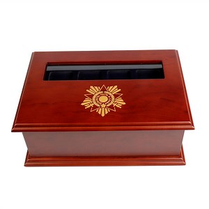 [Hot Item] Factory Customized Multi-Layer Wooden Wood Challenge Coin Storage Box Memorial Coin Collection Display Case for Gold Coin