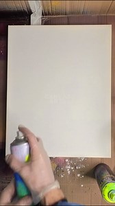 Homemade Spray Art 🎨 | Canvas Arts