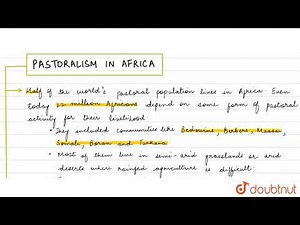 PASTORALISM IN AFRICA