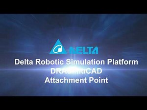 Delta Robotic Simulation Platform DRASimuCAD(5) - Attachment Point