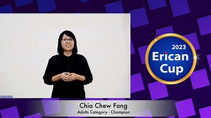 Presenting the 2023 Erican Cup champion for Adults Category Public Speaking: Chia Chew Fang! 🏆🥇 Her powerful speech titled "Query About Life: Freedom" ignited a fire in the room🔥, questioning the very meaning of liberty in today's world 🌎 ️With captivating delivery and insightful arguments, Chew Fang captivated the judges and audience alike, proving that true freedom lies in seeking answers and challenging the status quo 🎙️🎤 A well-deserved win for an inspiring champion! We can't wait to s