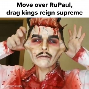 207K views · 1.1K reactions | This Drag King's Makeup Tutorials In Reverse Are Hypnotic | BuzzFeed Video | Facebook