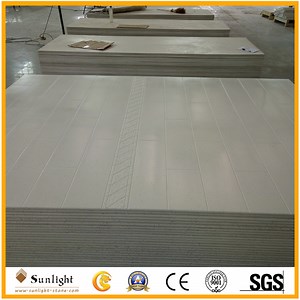 [Hot Item] Pure White Cultured Marble Shower Wall Surround 3 Panel Kit